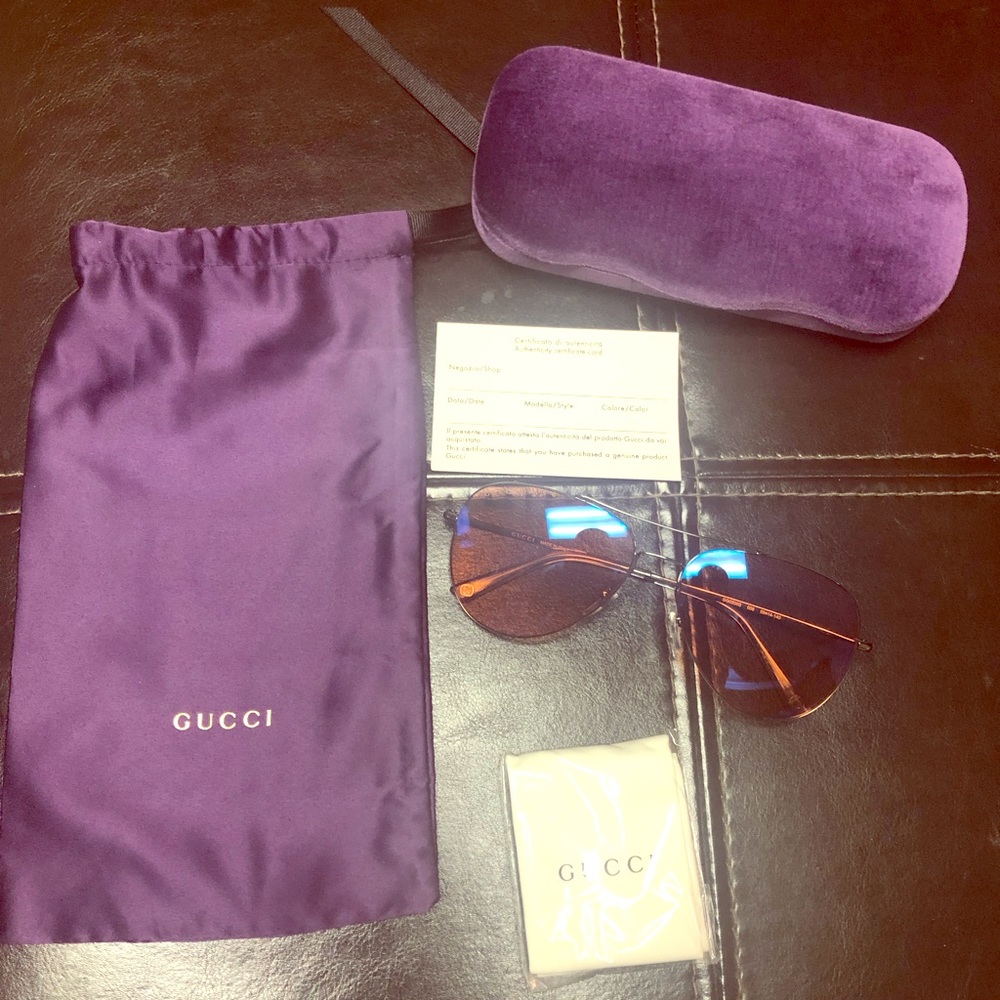 Gucci aviator sunglasses